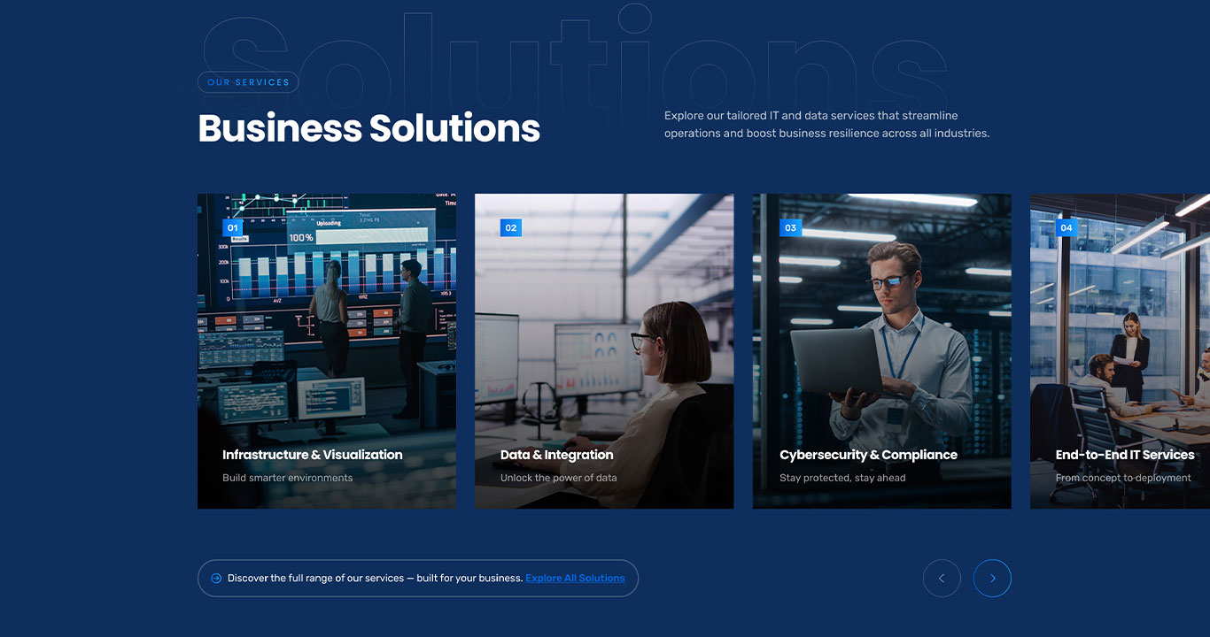 Corporate website for STV Global