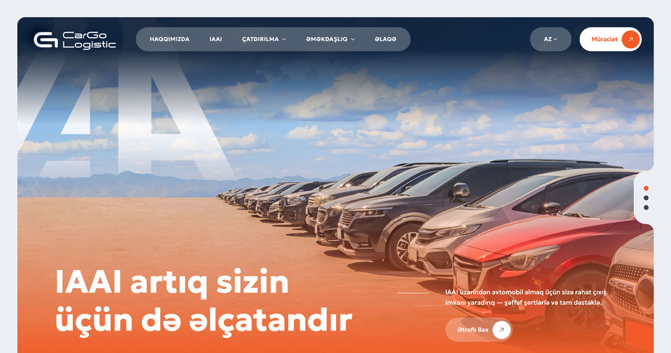 CarGo Logistic üçün korporativ veb-sayt